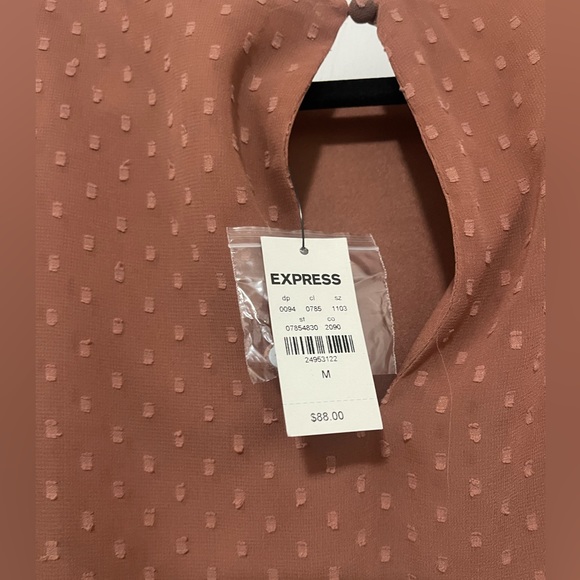 Express Dress Long Sleeve Tiered Ruffle Dress - Picture 4 of 5